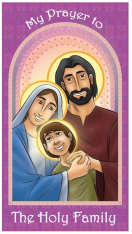 10-Pack of Prayer Card - My Prayer to the Holy Family